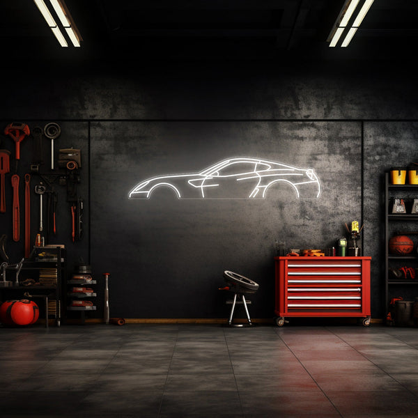 599 GTB Neon Silhouette