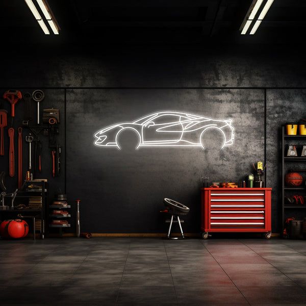 488 Neon Silhouette