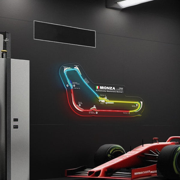 Autodromo Nazionale Monza Neon Race Track