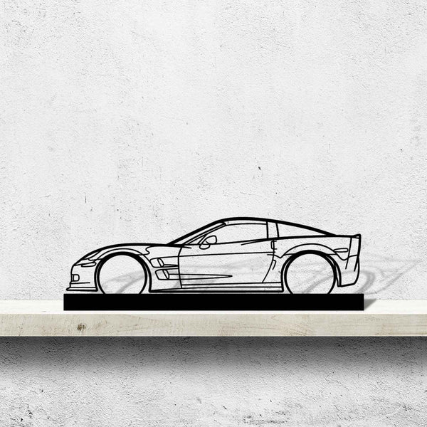 Corvette C6 ZR1 Silhouette Metal Art Stand