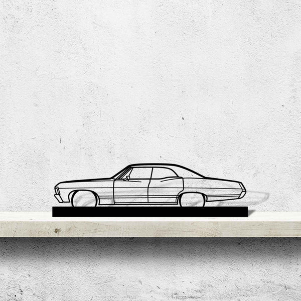 Impala 1967 Silhouette Metal Art Stand