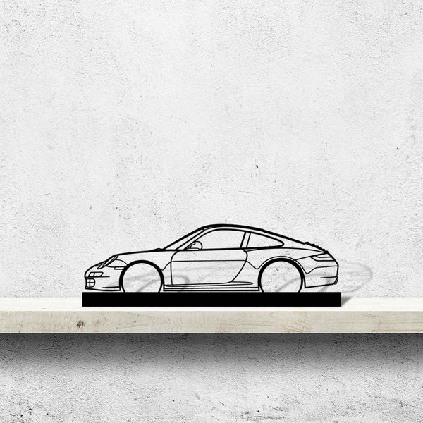 911 model 997 Silhouette Metal Art Stand