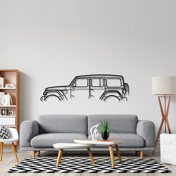 Wrangler Classic Silhouette Metal Wall Art
